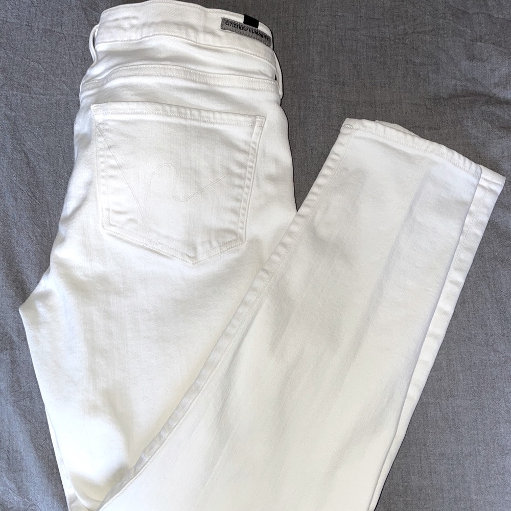 Citizens of Humanity white jeans